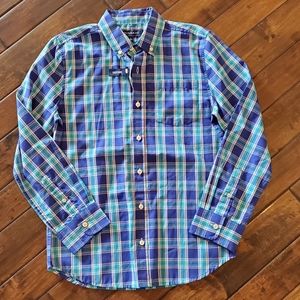 NWOT crown & ivy boys plaid shirt, size L